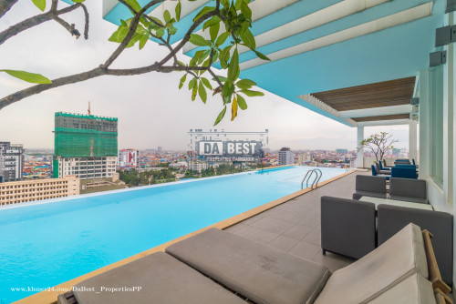 DABEST PROPERTIES: 1 Bedroom Apartment for Rent with Pool/Gym in Phnom Penh-Tumnup Tek