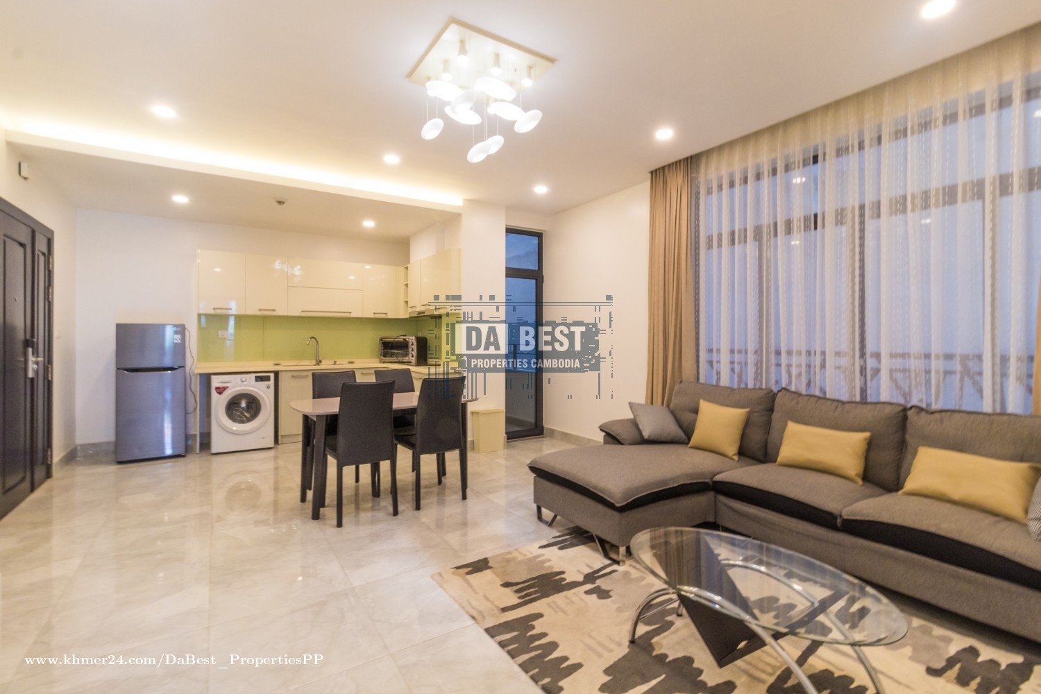 DABEST PROPERTIES: Modern 1 Bedroom Apartment for Rent in Phnom Penh-Daun Penh
