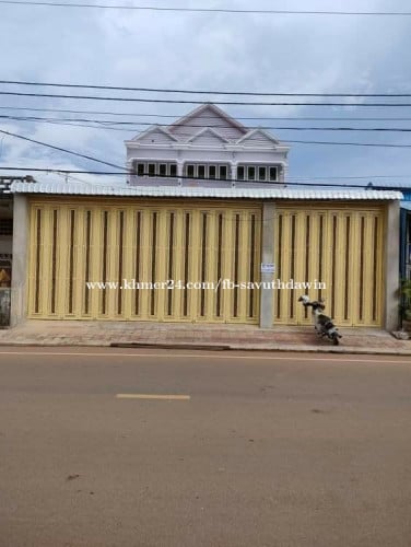 ផ្ទះជួល/លក់​​ ២ល្វែង អាច​​ប្រកប​ មុខ​ របរ​ បាន ​ទី​តាំង ​ល្អ​ ជិត​ ផ្សារ ​លើ​​ ក្រុង​កំពង់​ឆ្នាំង