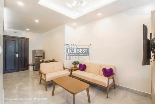 DABEST PROPERTIES: Modern Studio Bedroom Apartment for Rent in Phnom Penh-Daun Penh