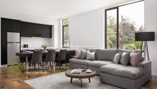 Modern style 2 bedrooms serviced apartment available for rent