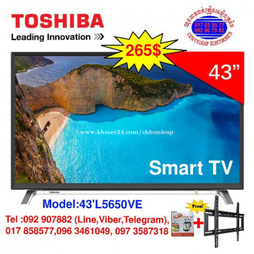 New Toshiba LED Smart TV 43’