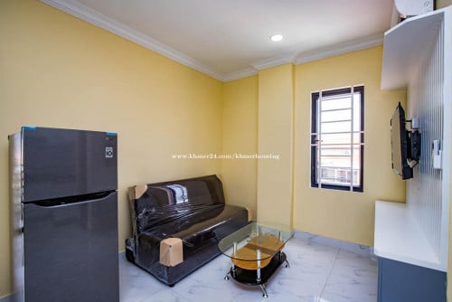 Tonle Bassac area | Brand new apartment Fully furnished 1 bedrooms for rent near AEON mall1