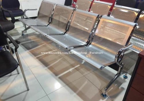 លាងឃ្លាំង ថ្មី (អង្គុយ4នាក់)Clear Stock Waitting chair(NEW)