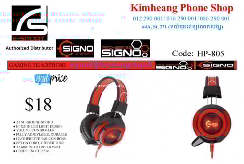 Gaming SIGNO Headphone 18$