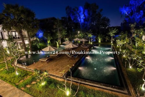 Resort លក់ក្នុងក្រុងសៀមរាបឋិតនៅភូមិជន្លង់សង្កាត់សាលាកំរេីក