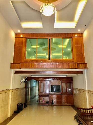 ផ្ទះជួល បុរីពិភពថ្មី អុីអន2 Flat House for Rent, Borey New World, Near Aeon 2