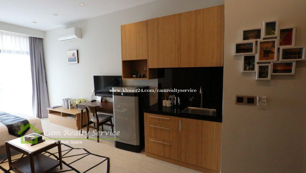 BKK1 Modern style studio serviced apartment 500/month Rooftop