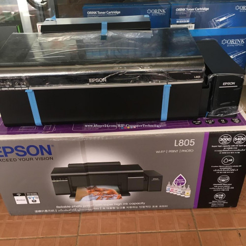 Photo Printer Epson L8050 សំរាប់ព្រីនក្រដាស់រឹង