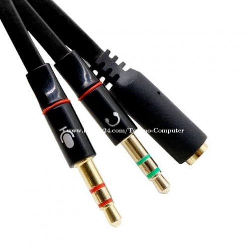 Audio Jack 2 to 1 (Male to Female)
