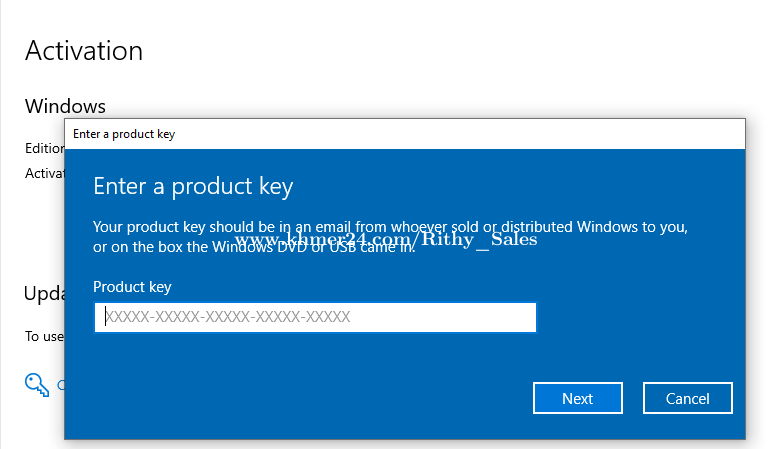 Windows 10 Pro License Original Key 100%