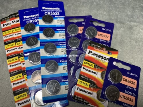 Battery CR 2032 / CR 1632 Panasonic and Sony