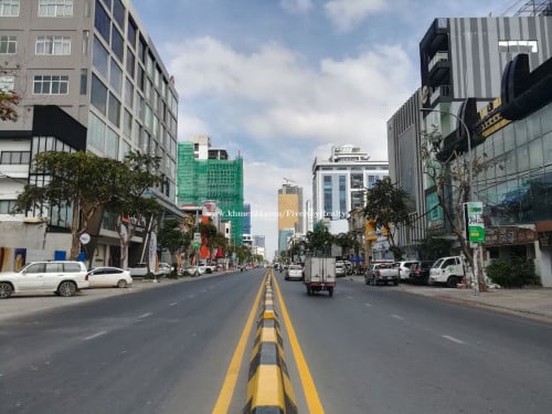 Commercial land for sale on St. Preah Monivong Blvd, Khan Boeng Keng Kang, Phnom Penh City.