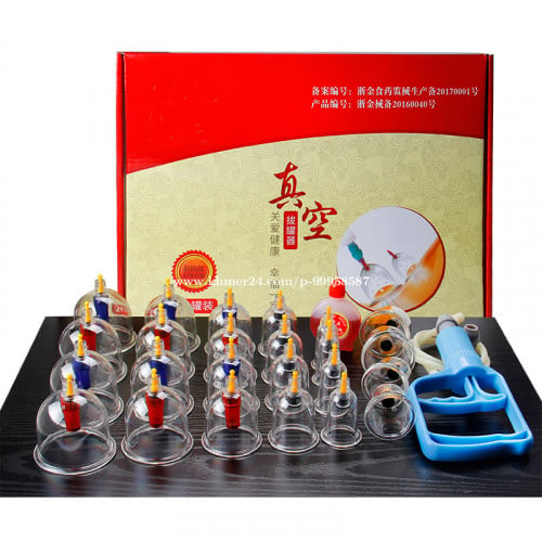 កែវជបខ្យល់ ២៤ កែវ, Set Cup theraphy