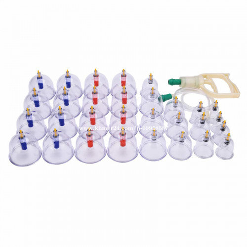 កែវជបខ្យល់ ២៤ កែវ, Set Cup theraphy