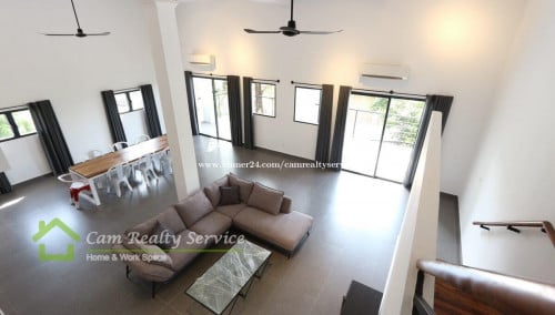 Toul Kork area| Spacious duplex style 3 bedrooms renovated house for rent