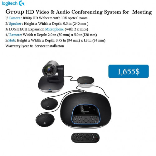 Logitech Group HD Video & Audio Conferencing