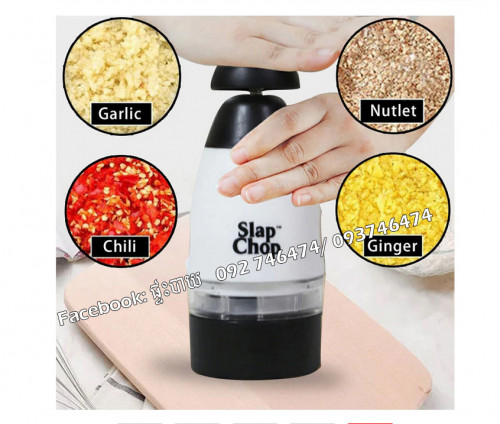 Garlic Triturator Food Chopper: Slap Chop For Chopping Fruits