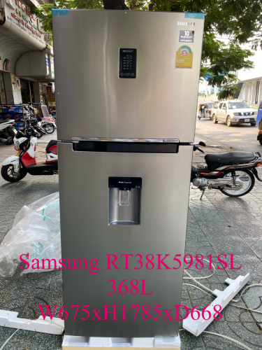 Samsung RT38K5981SL (ទូរទឹកកកទ្វារ 2មានអូតូទំលាក់ទឹកកក 1,8m/ new Refrigerator 2 doors Auto Ice Maker