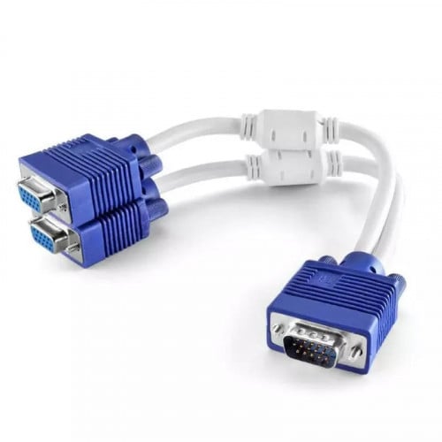 VGA Splitter Connector 1 to 2 vga connector