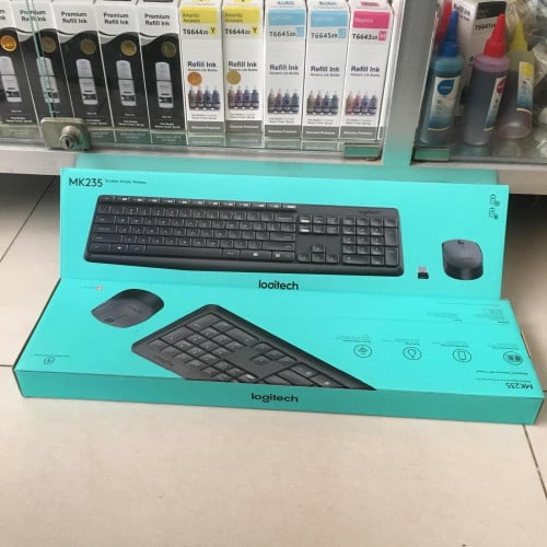 Wireless Keyboard  and Mouse Logitich MK235