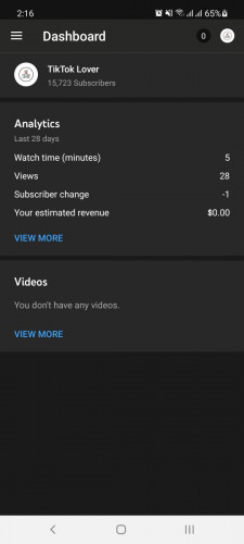 Sell YouTube channel 15K subscriber