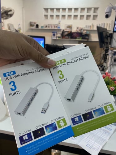 USB TYPE-C to Ethernet (LAN)