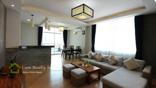 BKK1 area| Spacious western style 2 bedrooms serviced apartment for rent| Pool & Gym
