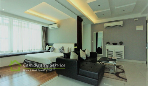 BKK1 Modern style studio serviced apartment for rent 640month Pool Gym