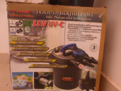 Large Waterfilter for up to 6000 Litre Pond/Aquarium