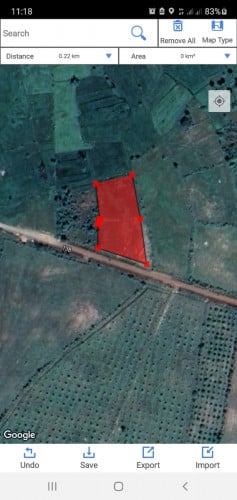 ដីលក់នៅជាប់ផ្លូវជាតិលេខ១៣៨