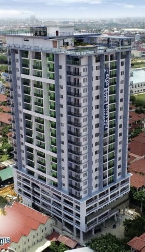 មានខេនដូជួល Vista Condo ចទួលសង្កែ ជាន់ទី13 មានបន្ទបគេងមួយទទឹង7m x 12m មានបន្ទប់ទឹកធំទូលាយ