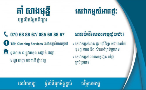 សេវាកម្មសំអាតផ្ទះនឹងសំលាប់សត្វល្អិតចង្រៃ