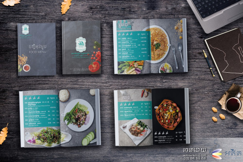 រចនា "Menu" និង "ថតរូប" / Menu Design & Photoshoot