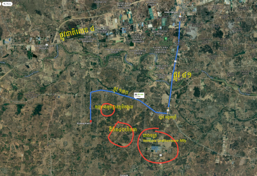 ដីលក់ប្រញ៉ាប់ 42*40 តម្លៃ13$/m2