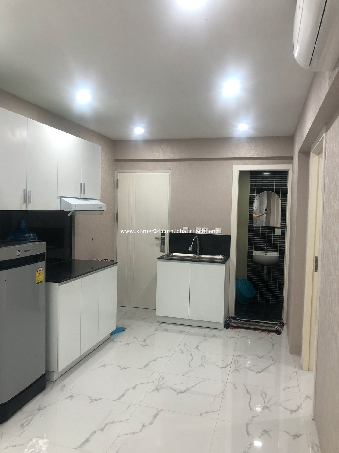 បន្ទប់ខុនដូ គ្រែ ១ សម្រាប់ជួល/ 1 Bedroom Condo for rent at The Garden