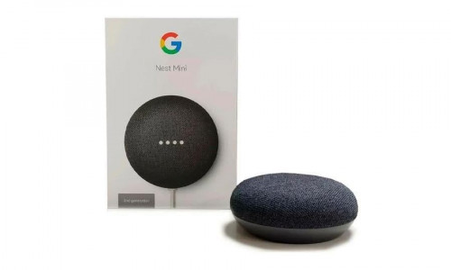 Nest Mini (2nd Generation) Smart Speaker with Google Assistant - Charcoal