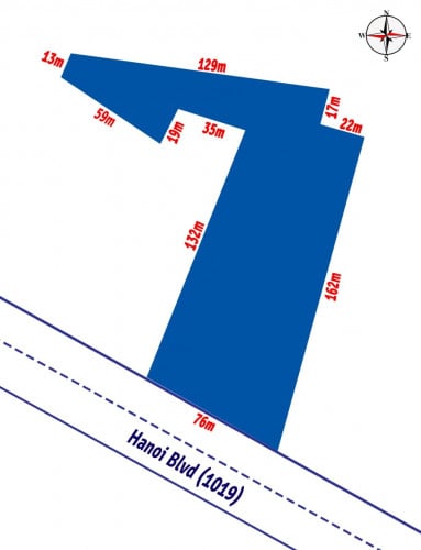 ដីលក់នៅតាមបណ្ដោយផ្លូវហាណូយ