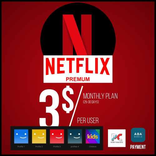Netflix premium monthly plan
