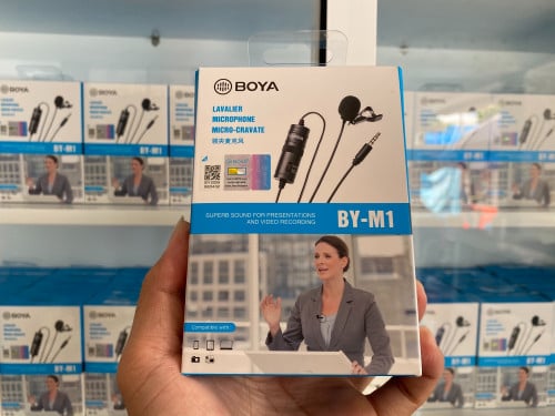 Original Boya BY-M1 microphone recording
