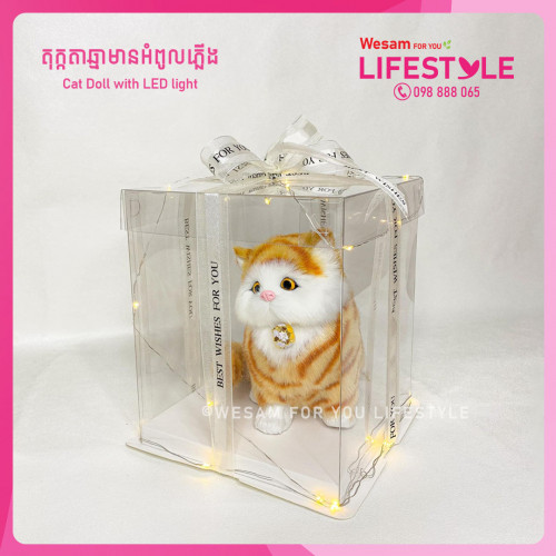 វត្ថុអនុស្សាវរីយ៍ស្អាតៗ តុក្កតាឆ្មា មឹកប្តូរអារម្មណ៍ តុក្កតាកូនឆ្កែ Cuteៗ