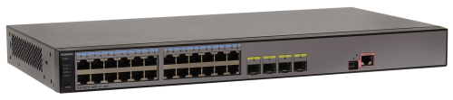 S5700S-28P-LI-AC 24 Ethernet 10/100/1000 ports, 4 Gig SFP, AC 110/220V
