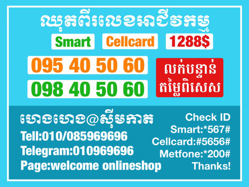 ច្រើនលេខច្រើនជម្រើស ពិសេសសម្រាប់អាជីវកម្មគ្រប់ប្រភេទ