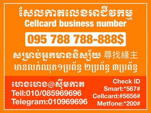 ច្រើនលេខច្រើនជម្រើស ពិសេសសម្រាប់អាជីវកម្មគ្រប់ប្រភេទ