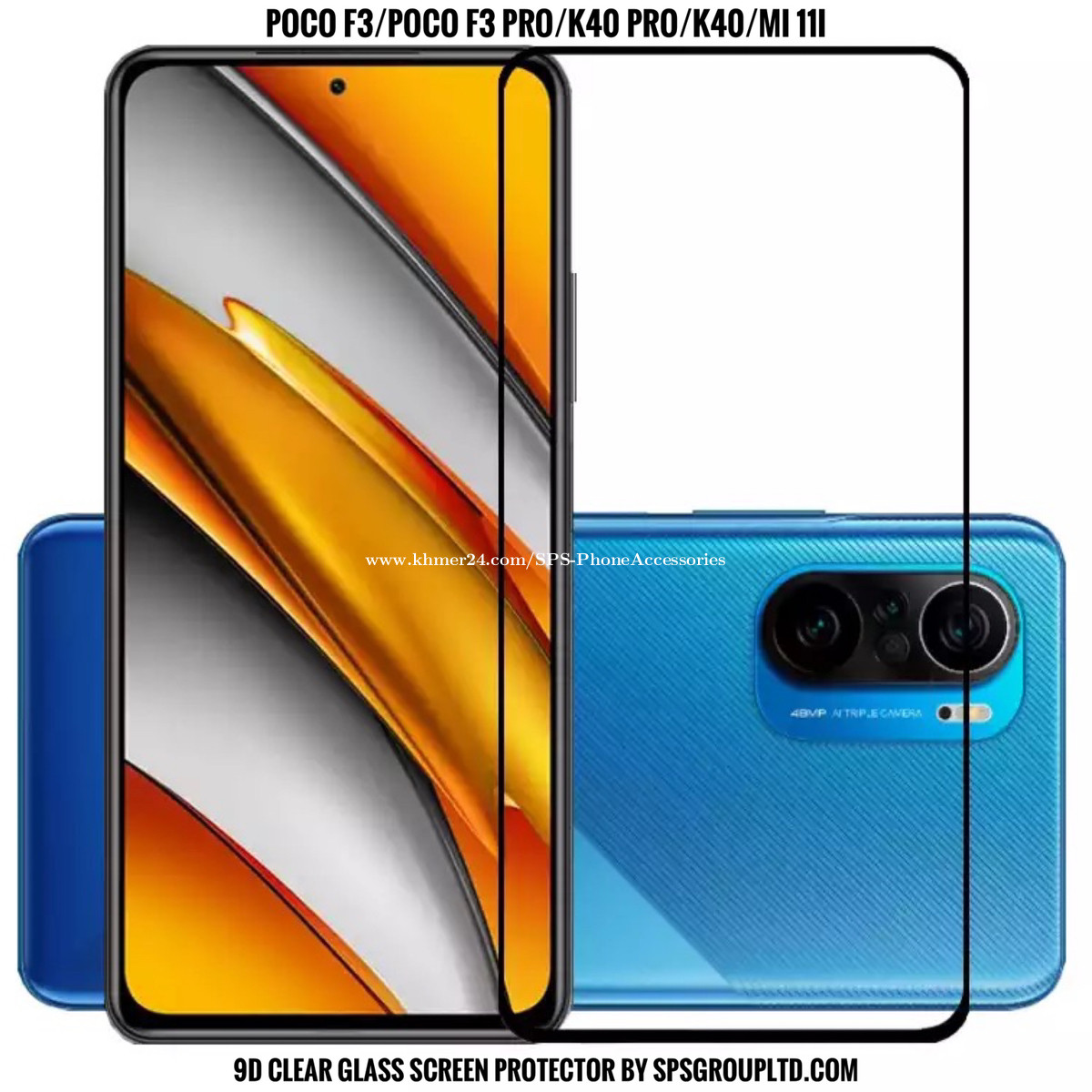 Xiaomi Poco F3poco F3 Prok40 Prok40mi 11i 9d Glass Screen Protector In Phnom Penh Cambodia 5021