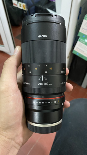 All Metal SAMYANG 100mm f/2.8 True (Manual) Macro Lens for Sony E mount