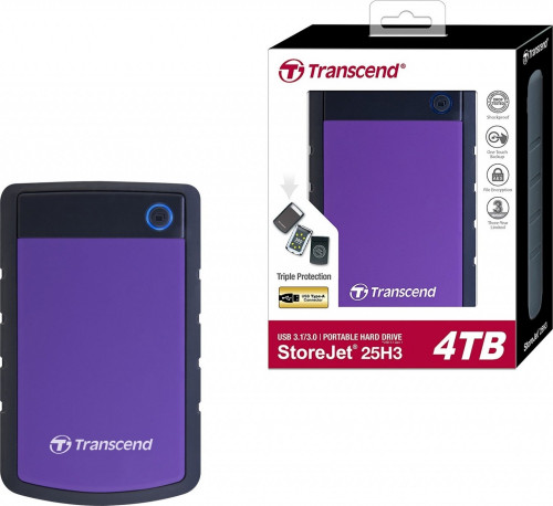 Transcend 4TB USB 3.1 Gen 1 StoreJet 25H3B