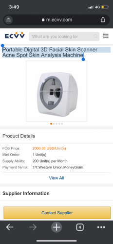 Scan face