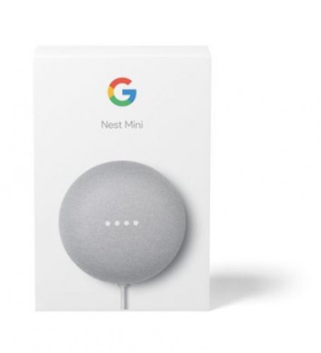 Google Nest Mini (2nd Generation) – Chalk បាសឆ្លាតវៃបញ្ជាដោយសំឡេង