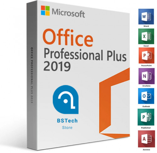 Office 2019 Pro Plus Retail License Lifetime 2PC